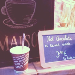 hot chocolate Comptoir Mathilde Brussels