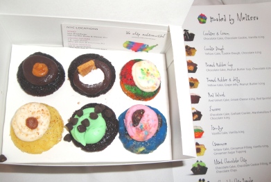 Baked by Melissa cupcake box flavours