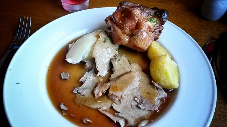 Sunday roast pub lunch Anchor Inn Durham