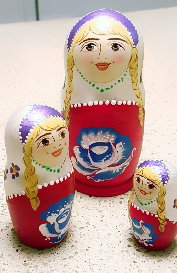 making Russian dolls